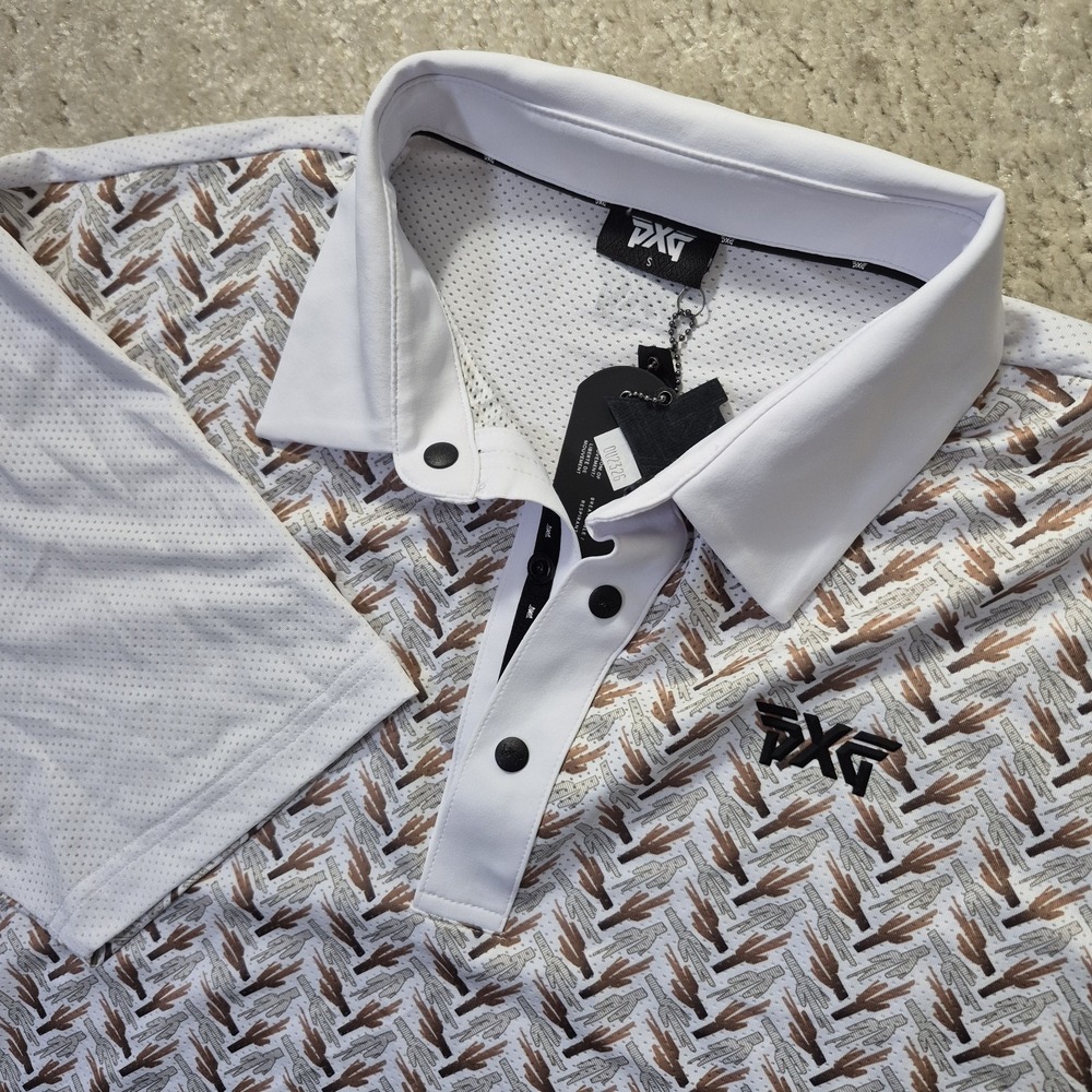 PXG Performance Polo Shirt Mens Small Cactus Parsons Xtreme Golf Southwest New